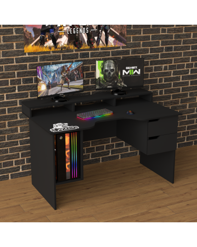Biurko gamingowe Rasin RS-10 czarny