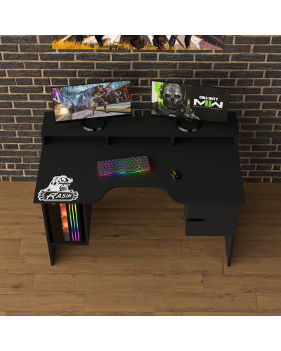 Biurko gamingowe Rasin RS-10 czarny