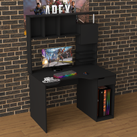 Biurko gamingowe Rasin RS-12 czarny