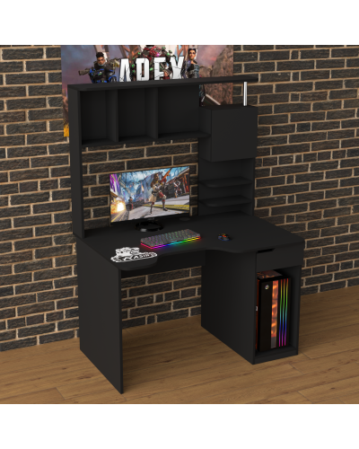 Biurko gamingowe Rasin RS-12 czarny