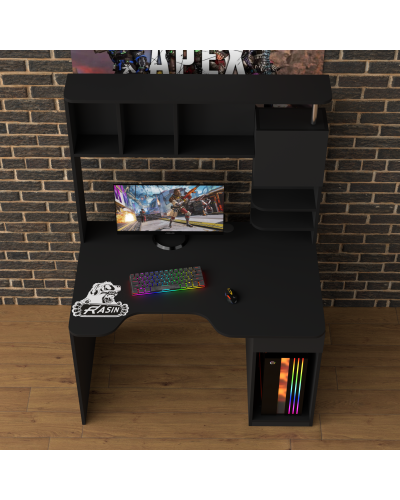 Biurko gamingowe Rasin RS-12 czarny