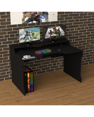 Biurko gamingowe Rasin RS-22 czarny