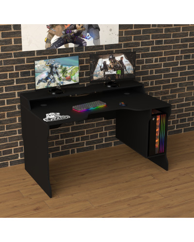 Biurko gamingowe Rasin RS-23 czarny