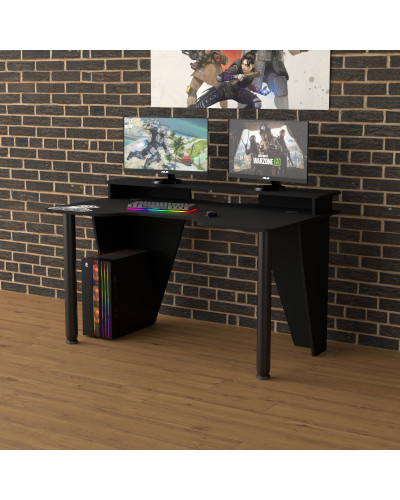 Biurko gamingowe Rasin RS-25 czarny