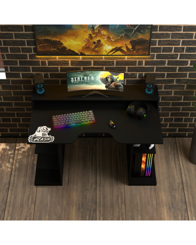 Biurko gamingowe Rasin RS-29 czarny