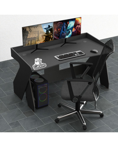 Biurko gamingowe Rasin RS-3 czarny