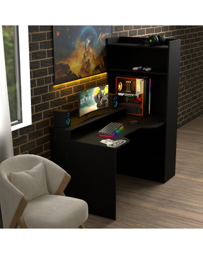 Biurko gamingowe Rasin RS-31 czarny