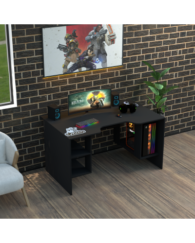 Biurko gamingowe Rasin RS-32 czarny