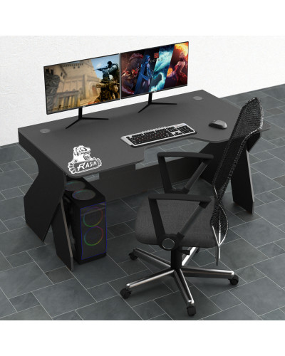 Biurko gamingowe Rasin RS-4 czarny